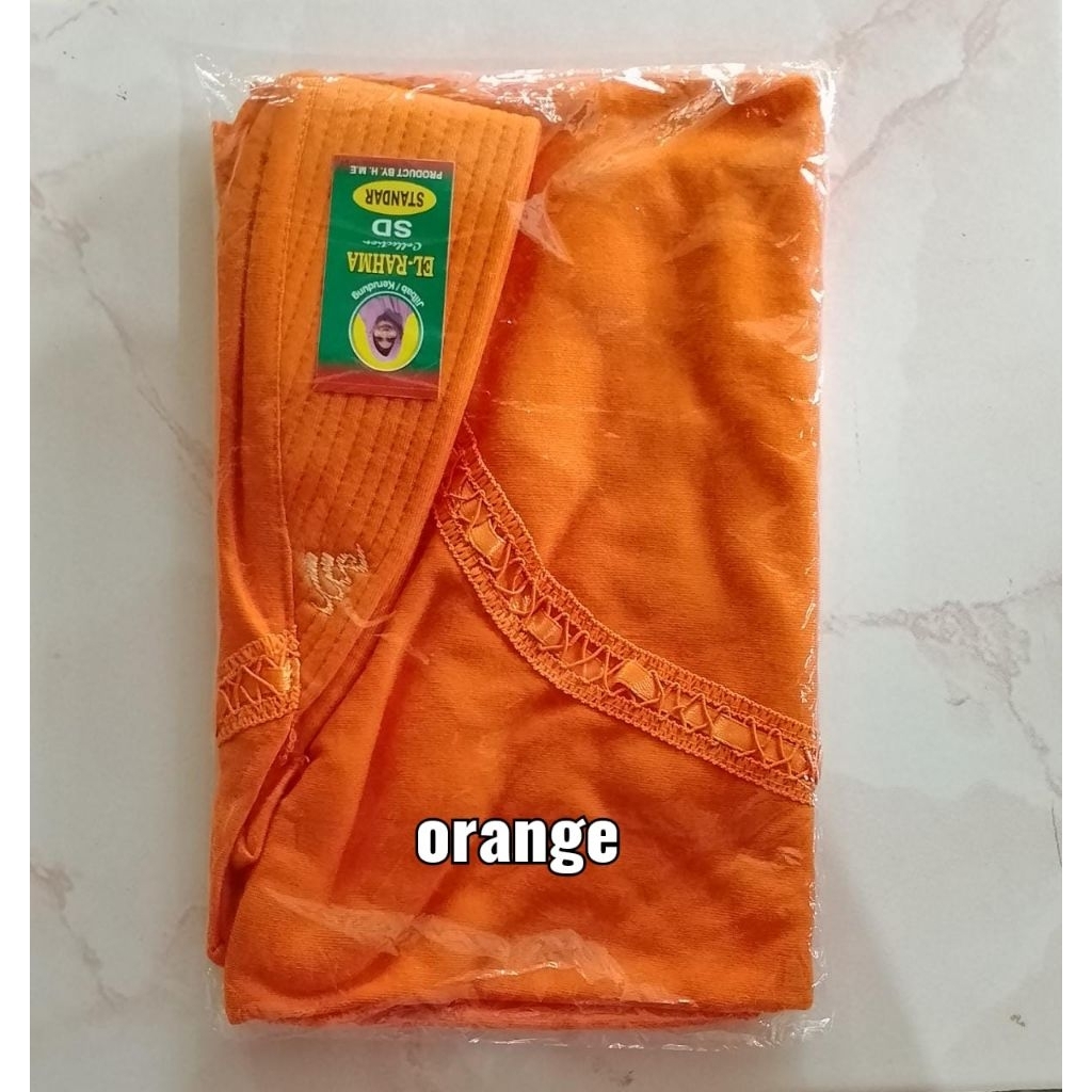 Jilbab sekolah anak jilbab robbani anak warna Oren orange anak paud TK SD SMP SMA dewasa