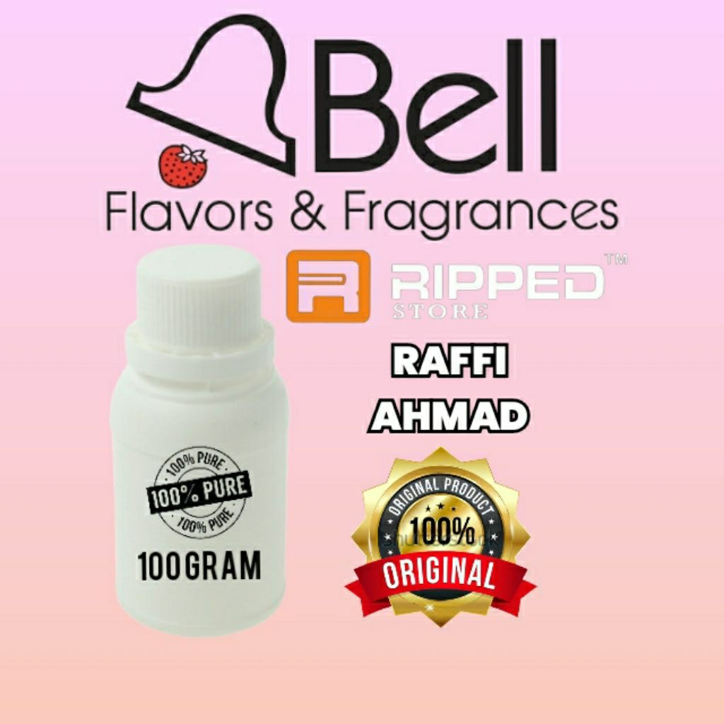 (100ml) bibit parfum murni Raffi Ahmad by bell original