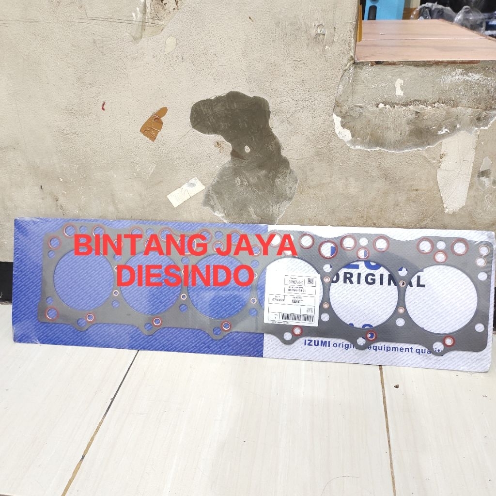 Gasket Head ZX 200 / 6BG1T IZUMI / GASKET CYLINDER HEAD ENGINE