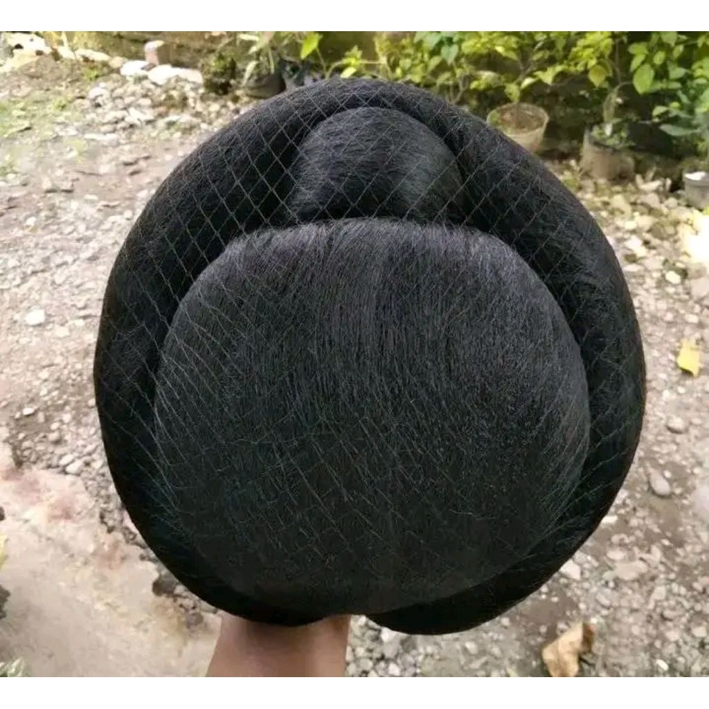 sanggul jawa mondol .