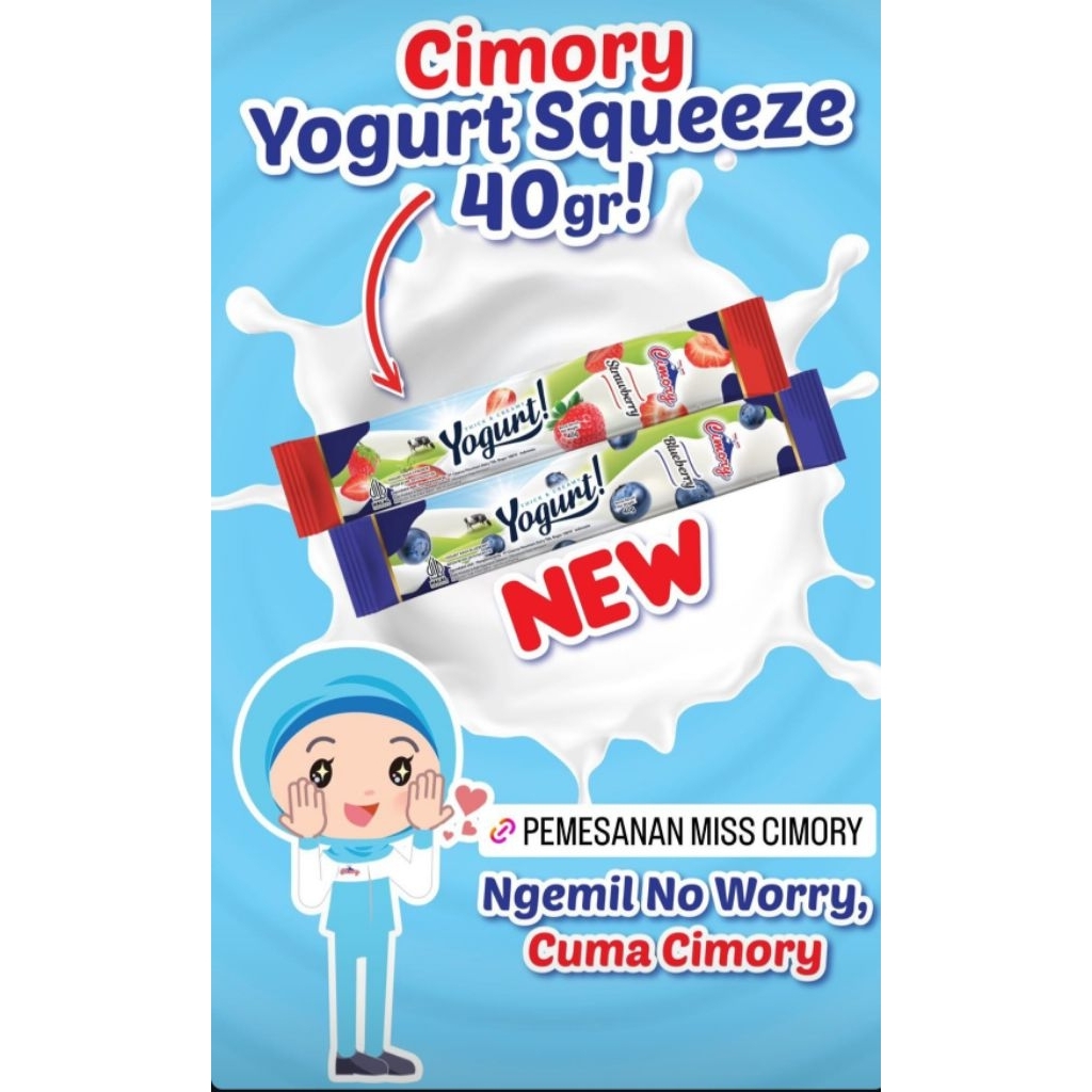 

CIMORY YOGHURT STICK PAKET MURMERR, isi 25 pcs
