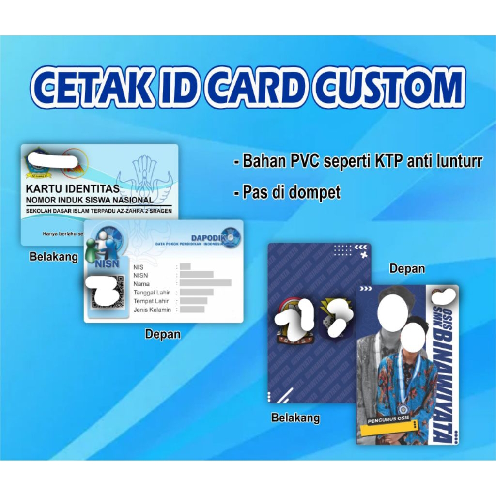 

ID Card | Member Card | Kartu Anggota