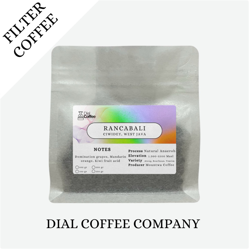 

Rancabali Ciwidey West Java Proses Natural Anaerob Single Origin Specialty Coffee Arabica Beans 100gr 150gr 200gr 250gr