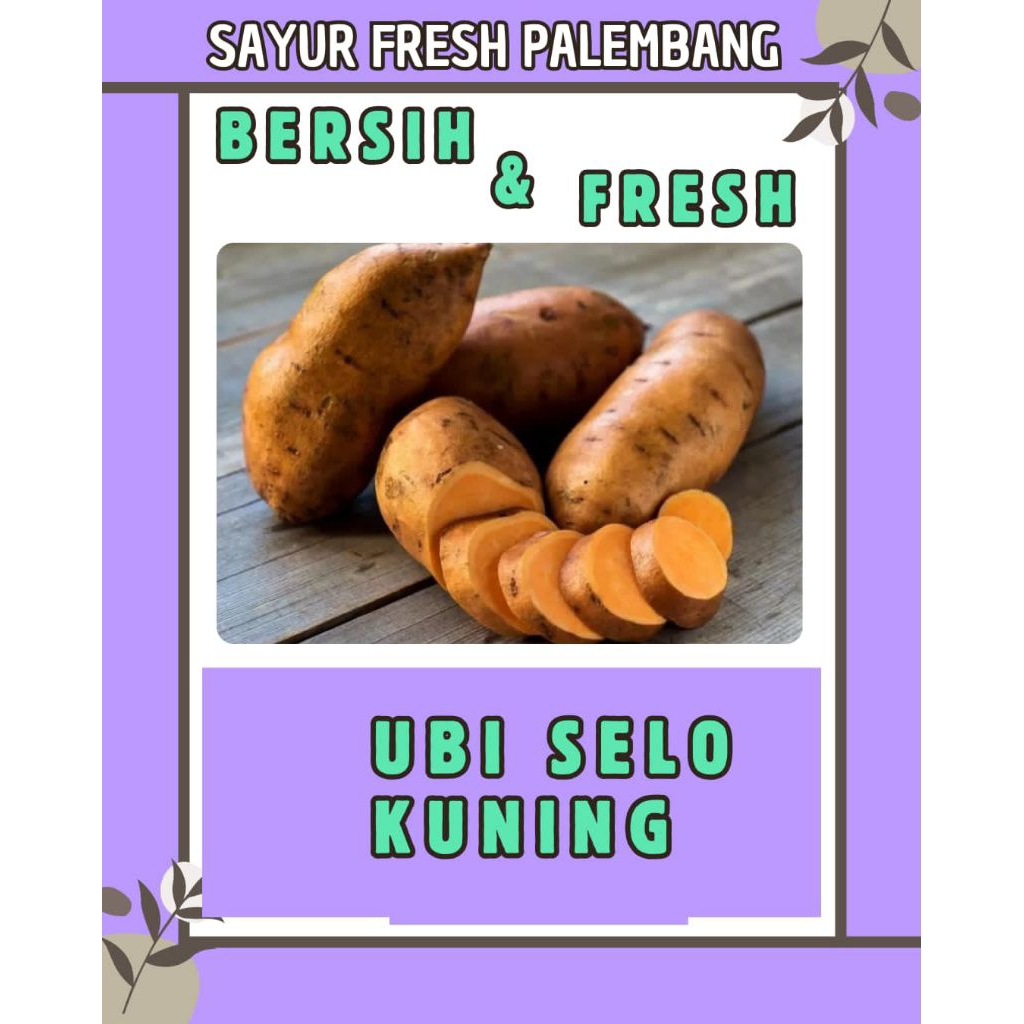 

UBI SELO KUNING / OREN - PALEMBANG