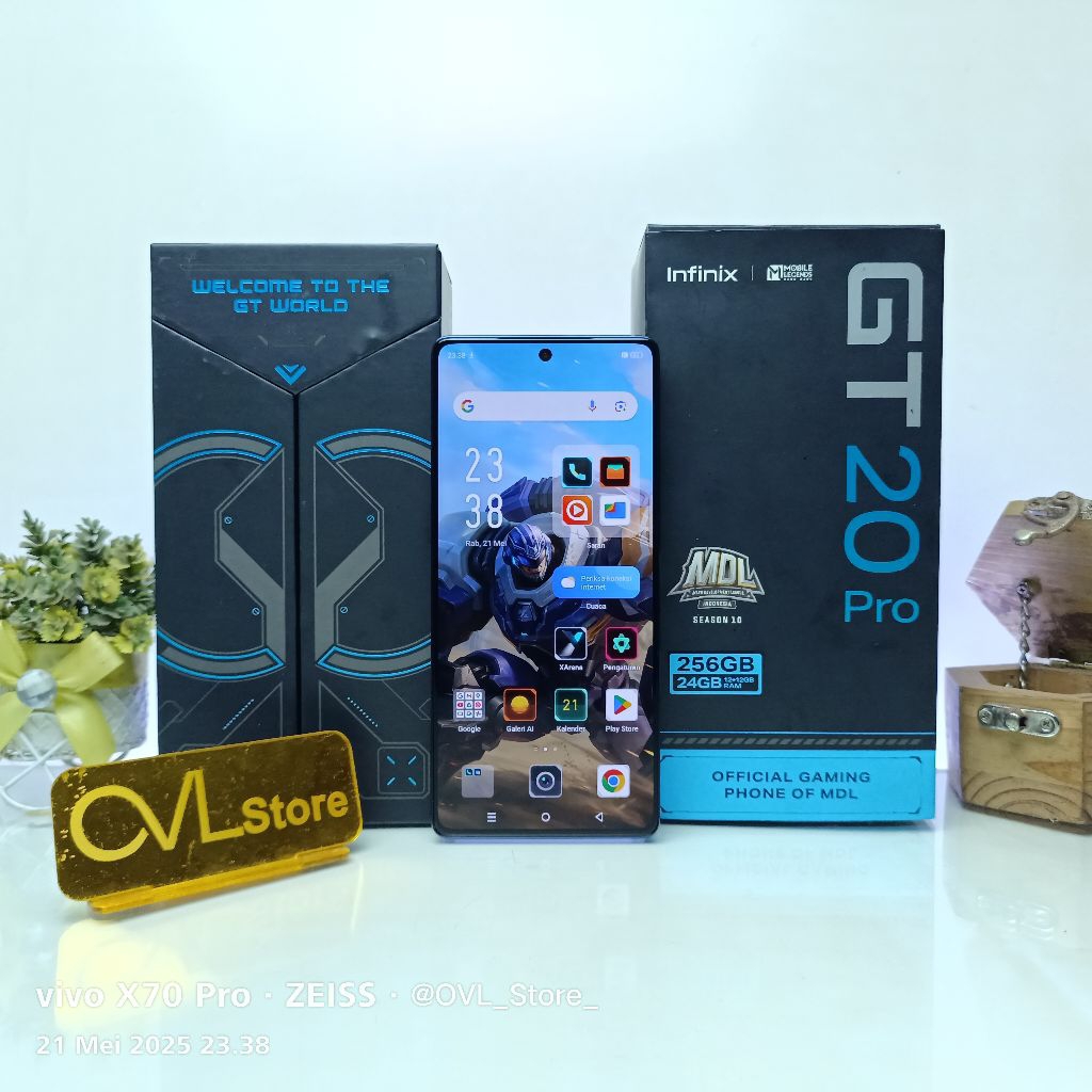 Infinix GT 20 Pro RAM 12/256 GB HP Second Original Bergaransi