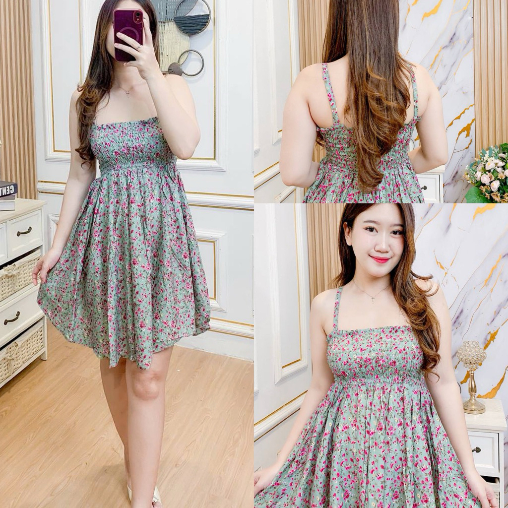 Daster Mini Lexie Daster//Dress  Model Karut Kekinian Rayon Bali