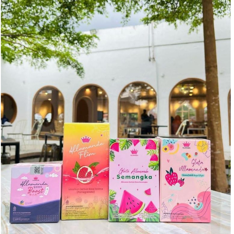 

Gluta & Flim Allamanda Collagen Drink Minuman Colagen Bubuk Mencerahkan Merawat Pelangsing By Sisca Chic Penurun Berat Badan ORIGINAL HALAL BPOM