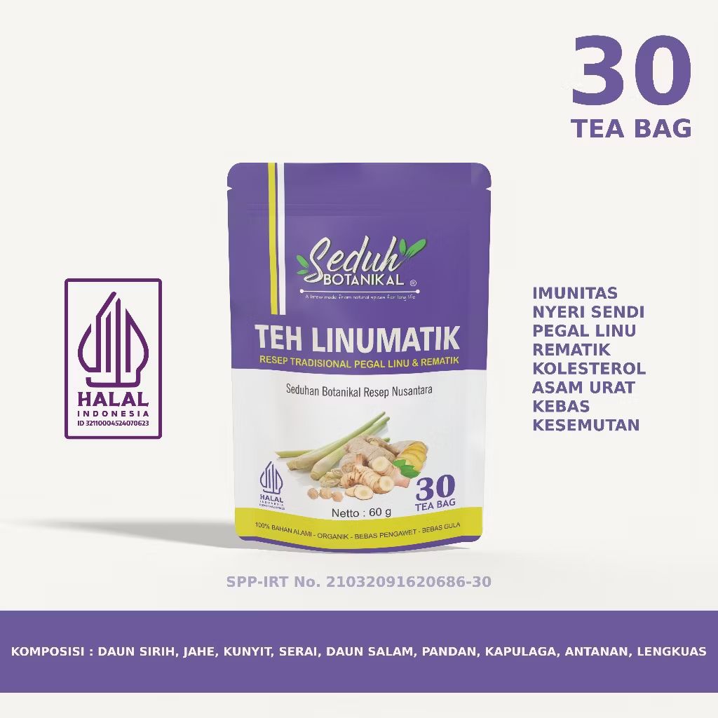 

Teh Linumatik Pegal Linu Rematik JSR 30 Bag