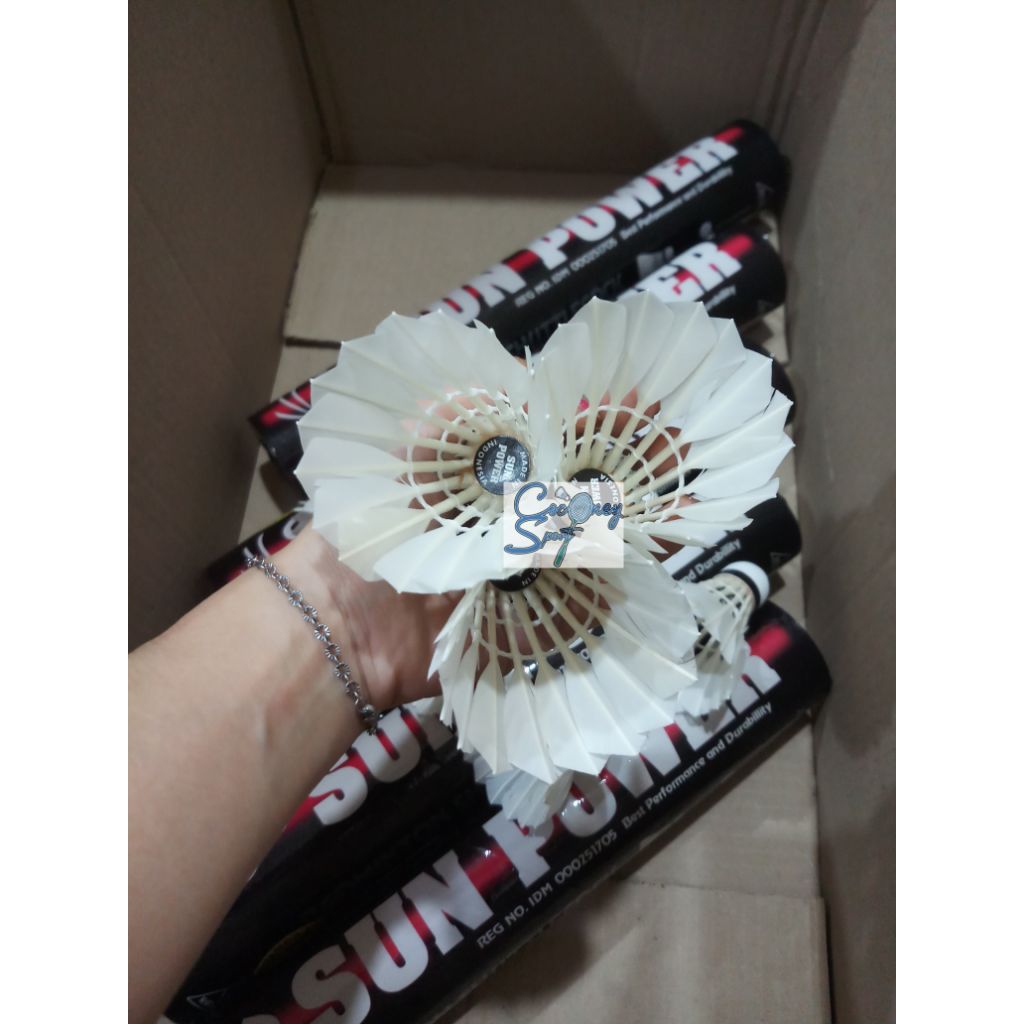 Bola Baru Sun Power Per Pc / Kok Baru Sun Power Per Satuan / Kok Sun Power / Kok Badminton Baru / Ko