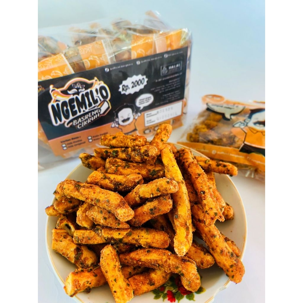 

Snack Ngemilo Basreng Stik Pedas
