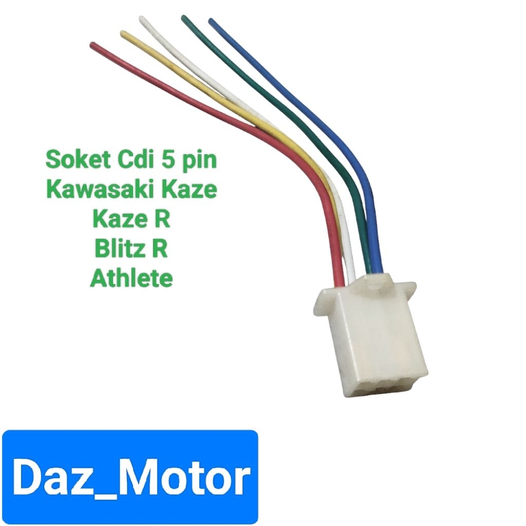 Soket Socket Cdi Kawasaki Kaze Kaze R Blitz Blitz R Athlete pin 5