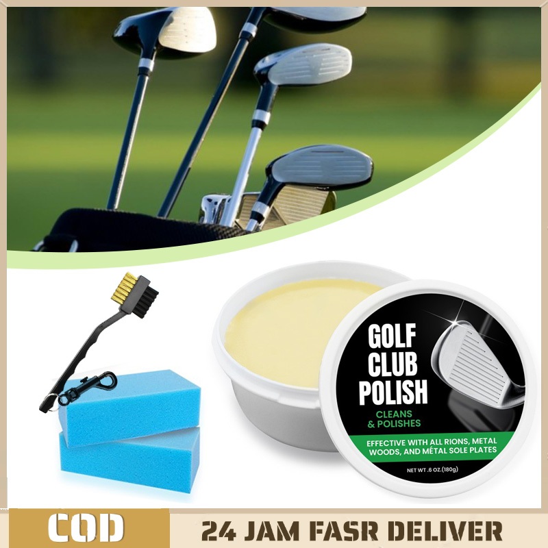 Premium Golf Club Cleaner Golf Club Brush Sikat Pembersih Stik Golf Golf Metal Club Head Scratch