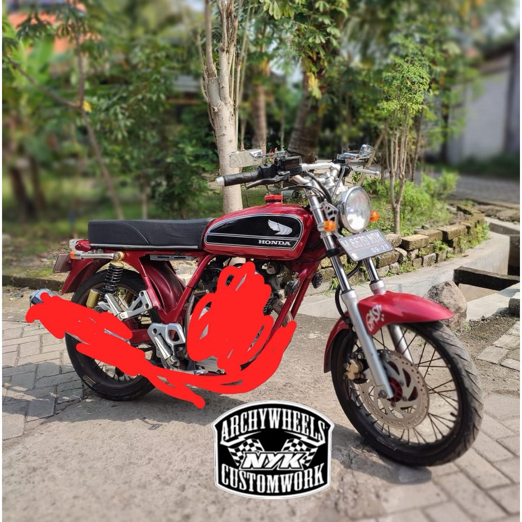 BODY SET CB TINGGAL NAIK MESIN SCORPIO TATANAN SRITT TINGGAL PASANG