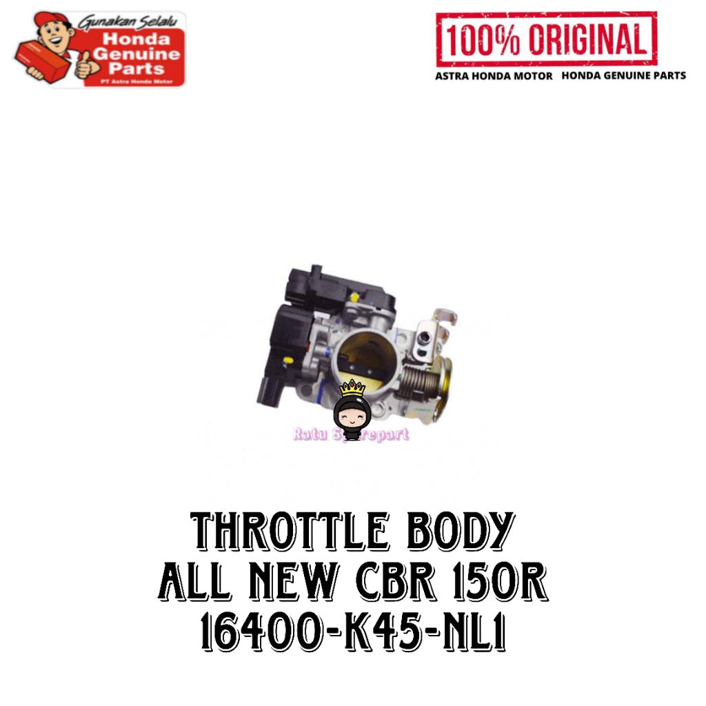 Throttle Body Honda All New CBR 150R K45R Original - 16400K45NL1 - Throttle Body CBR 150R LED NEW - 