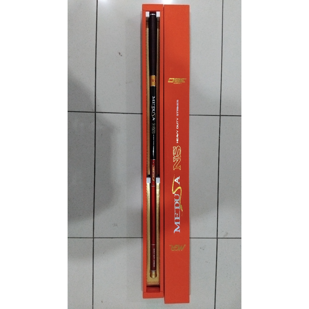 Joran Tegek Maguro Medusa NS | 210 s/d 360 | Ruas Panjang | Carbon Dodolan Pancing