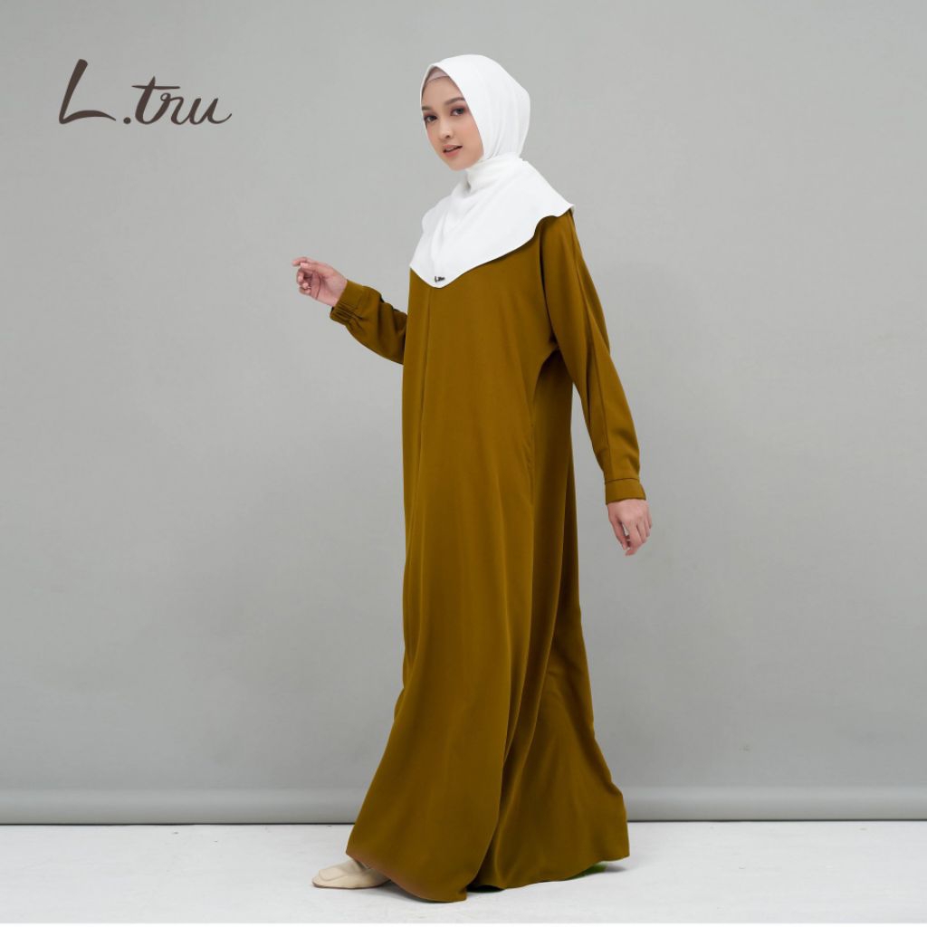 dress muslimah polos