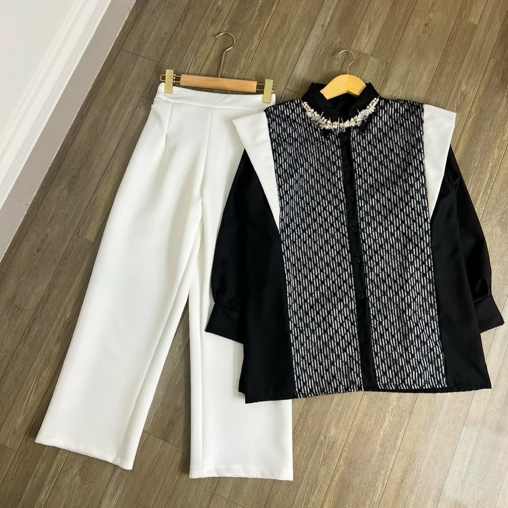 Inara One Set - Baju Hijabers Wanita Lengan Panjang NE