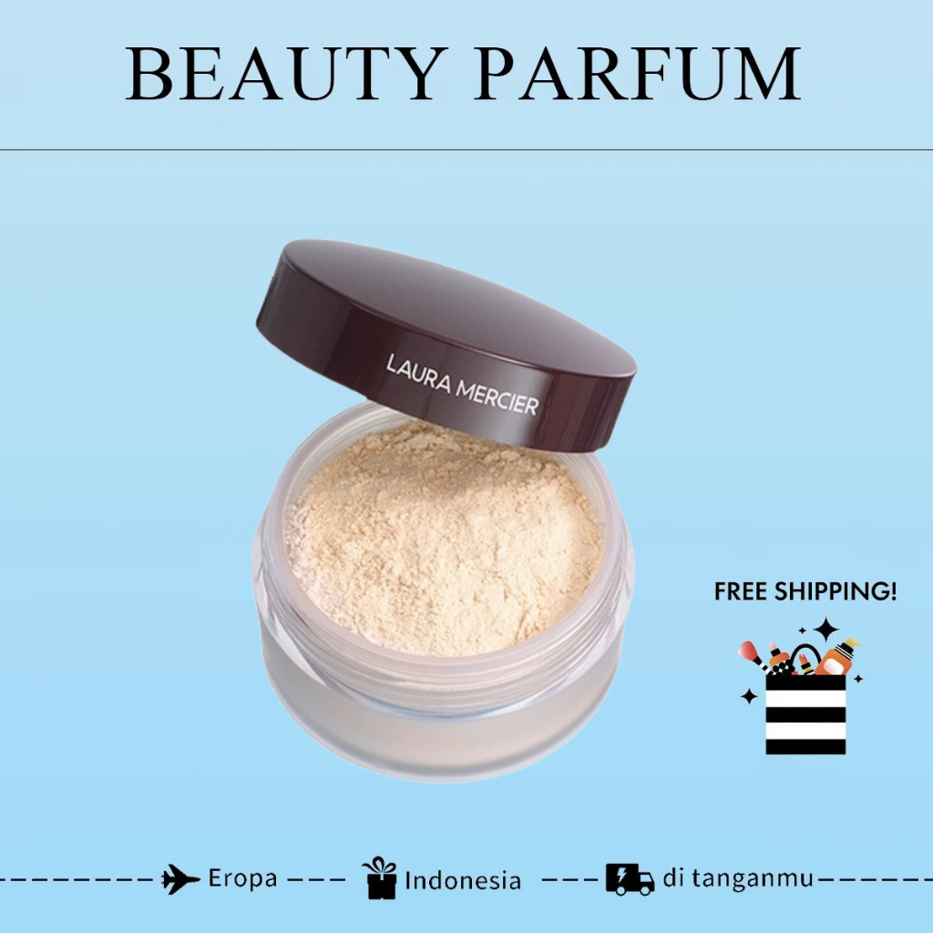 【100% Original】 Laura Mercier Translucent loose powder/Pink Translucent loose powder 29G