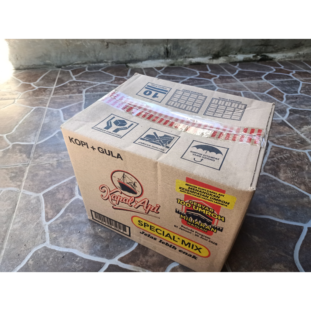 

KOPI KAPAL API Special MIX 1 dus isi 12 renceng (120 pcs)/KOPI KAPAL API KARTONAN