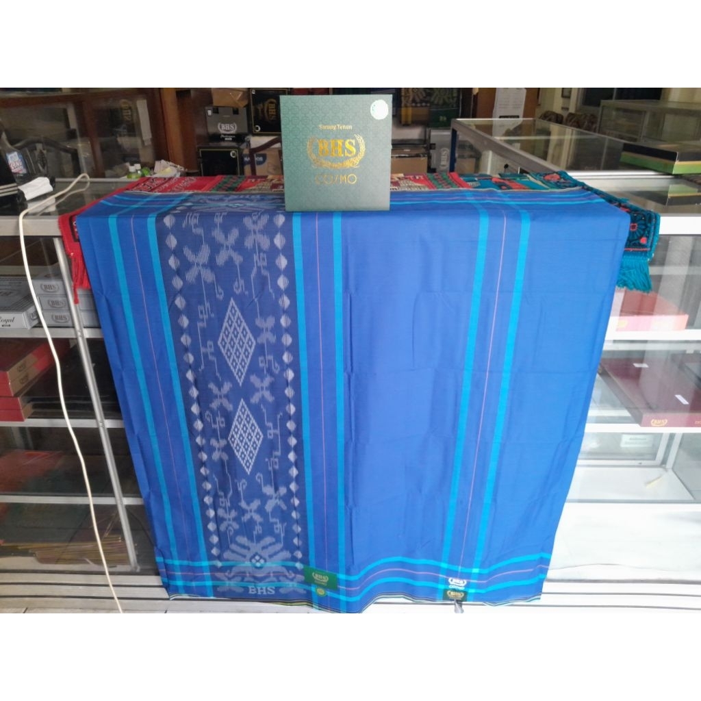 SARUNG BHS COSMO GOLD PPB - BIRU