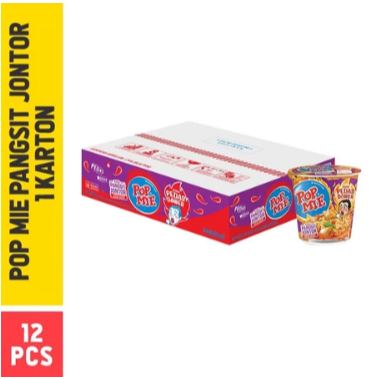

POP MIE RASA PANGSIT JONTOR 1 DUS ISI 12 CUP