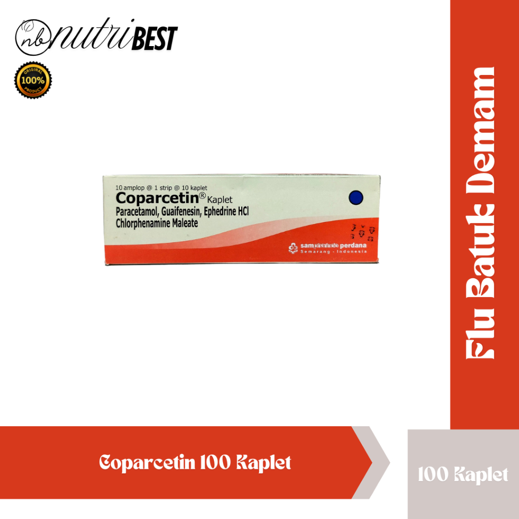 Coparcetin 100 Kaplet Sampharindo