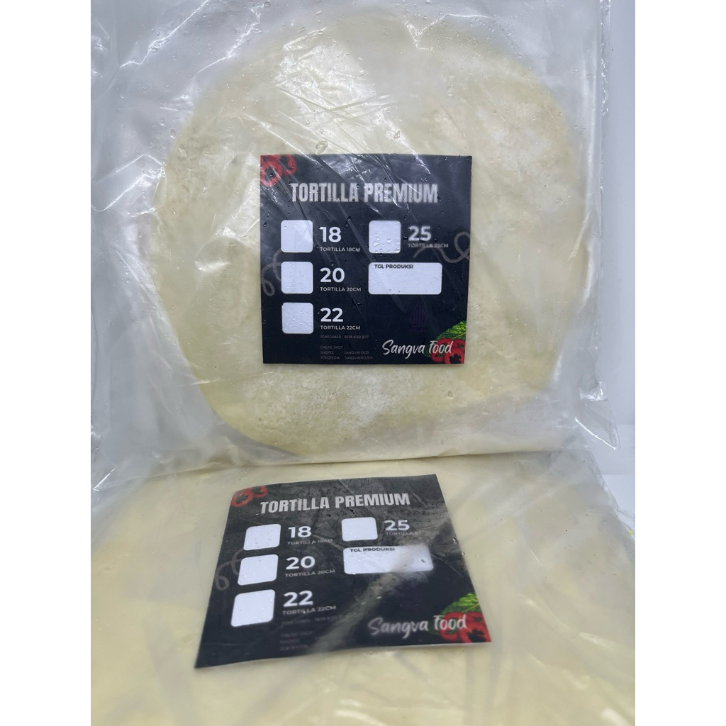 

Tortilla Premium 22cm Isi 20 Lembar Tortilla Kulit Kebab Halal