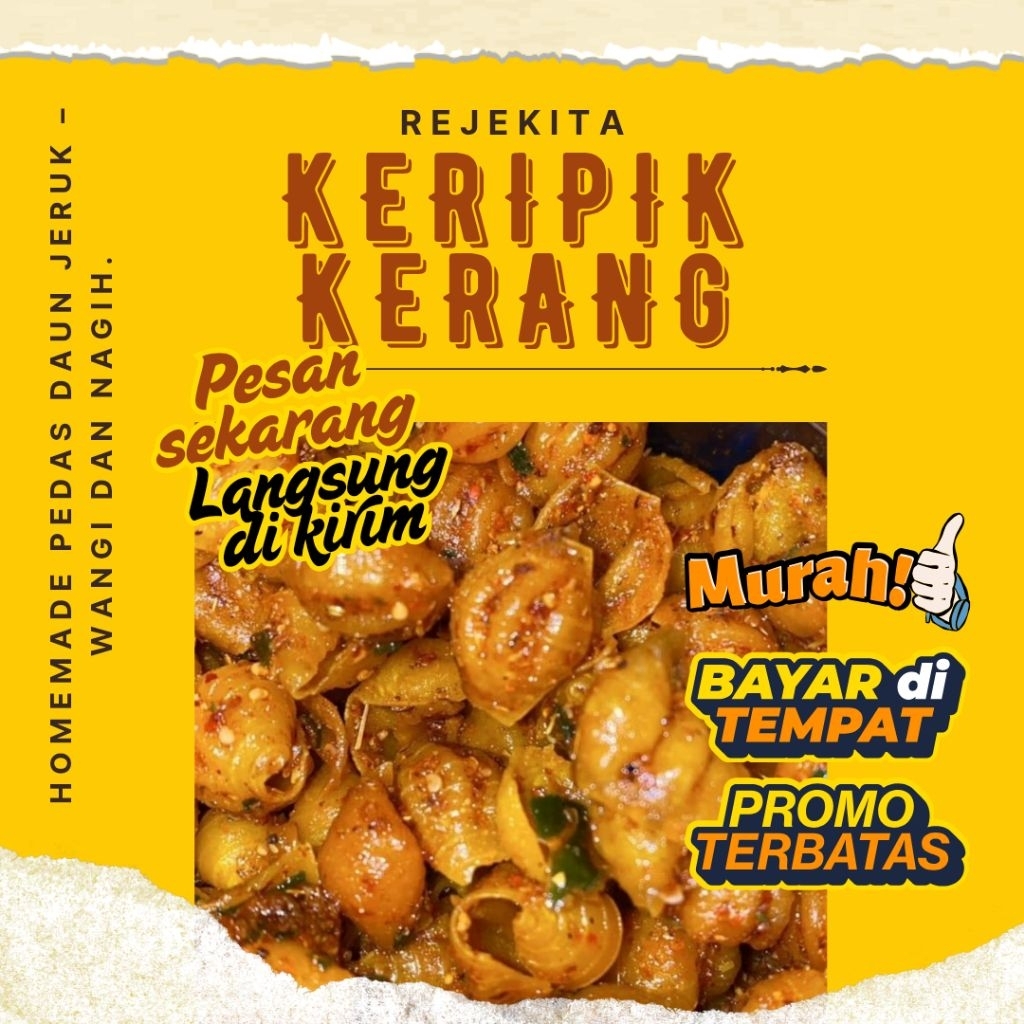 

Snack Kerang Pedas 250 Gram Makaroni Daun Jeruk – RejeKita Snack & Food