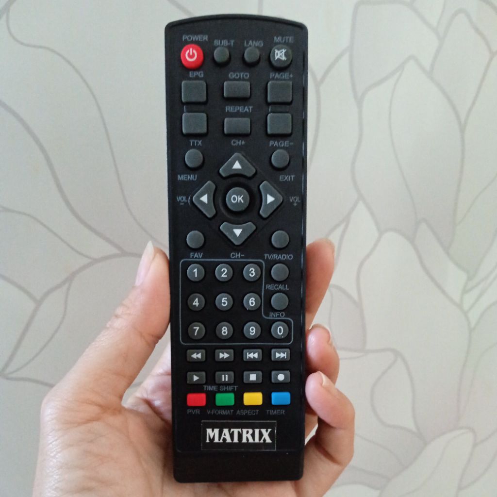 MATRIX REMOTE STB MATRIX BURGER DAN BISA UNTUK STB MATRIX APPLE KUNING NEW