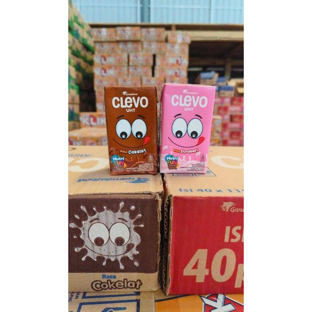 

clevo 1 dus isi 40 exp Febuari 2026 rasa coklat