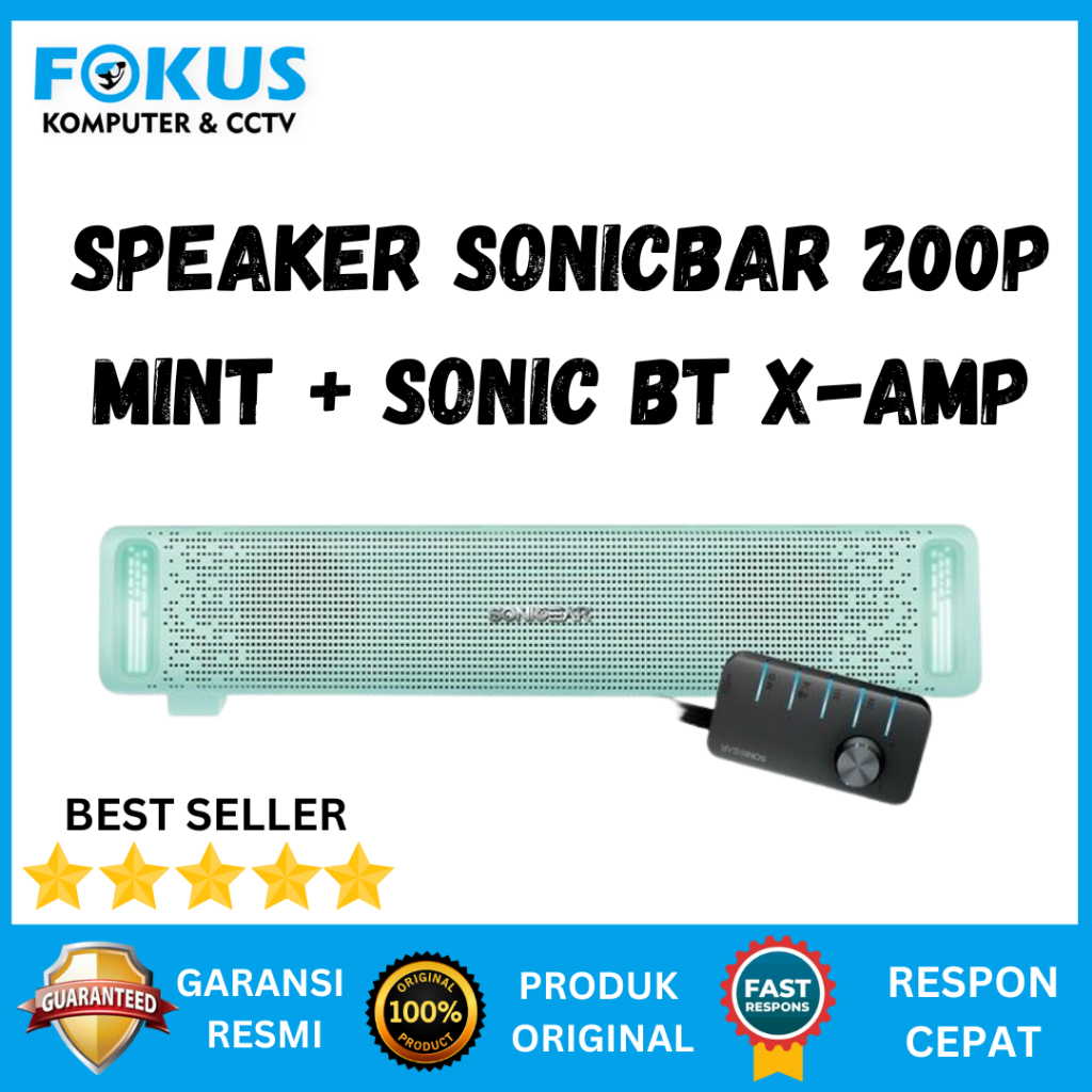 SPEAKER SONICBAR 200P MINT + SONIC BT X-AMP