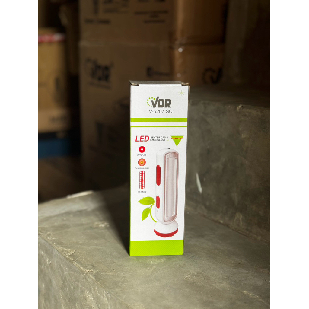 VDR V-5207 SC - Senter Cas & Lampu Emergency