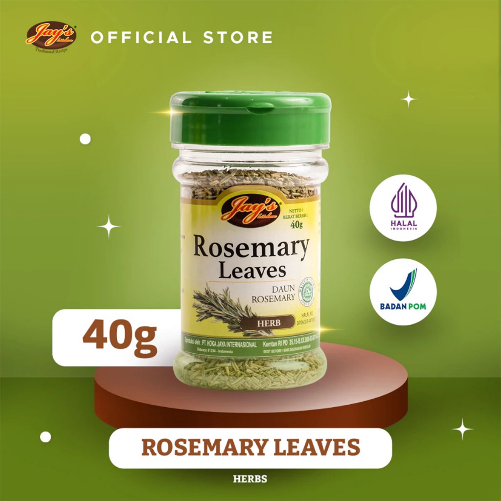 

Jay's Rosemary Leaves 40 Gr