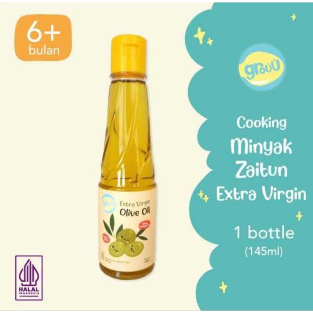 

GROUU OLIVE OIL 145ml - Extra Virgin - Bumbu Mpasi bayi
