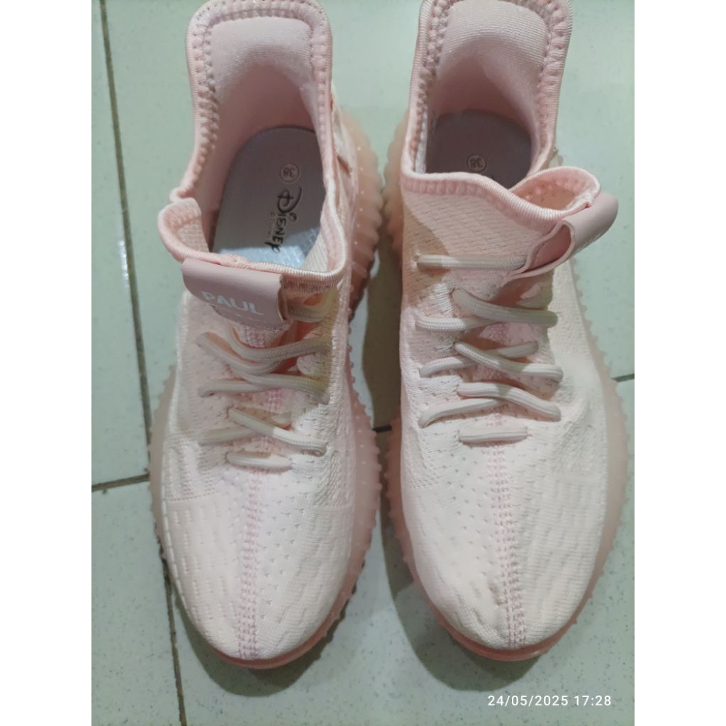 SEPATU SLIP ON DISNEY PAUL FRANK - PINK SIZE 38