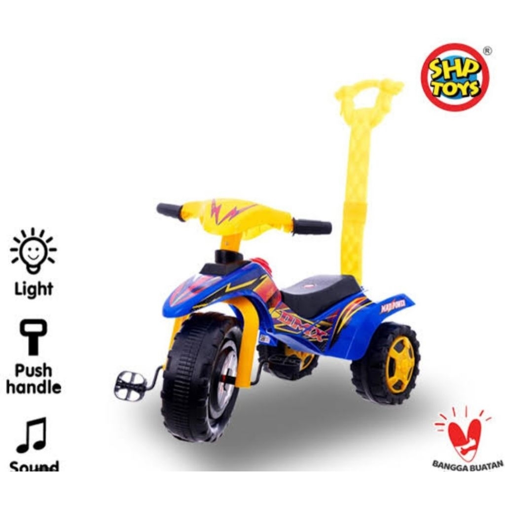 Mainan Sepeda Roda Tiga Anak 593 Sepeda Anak Roda Tiga Tricycle Sepeda Dorong