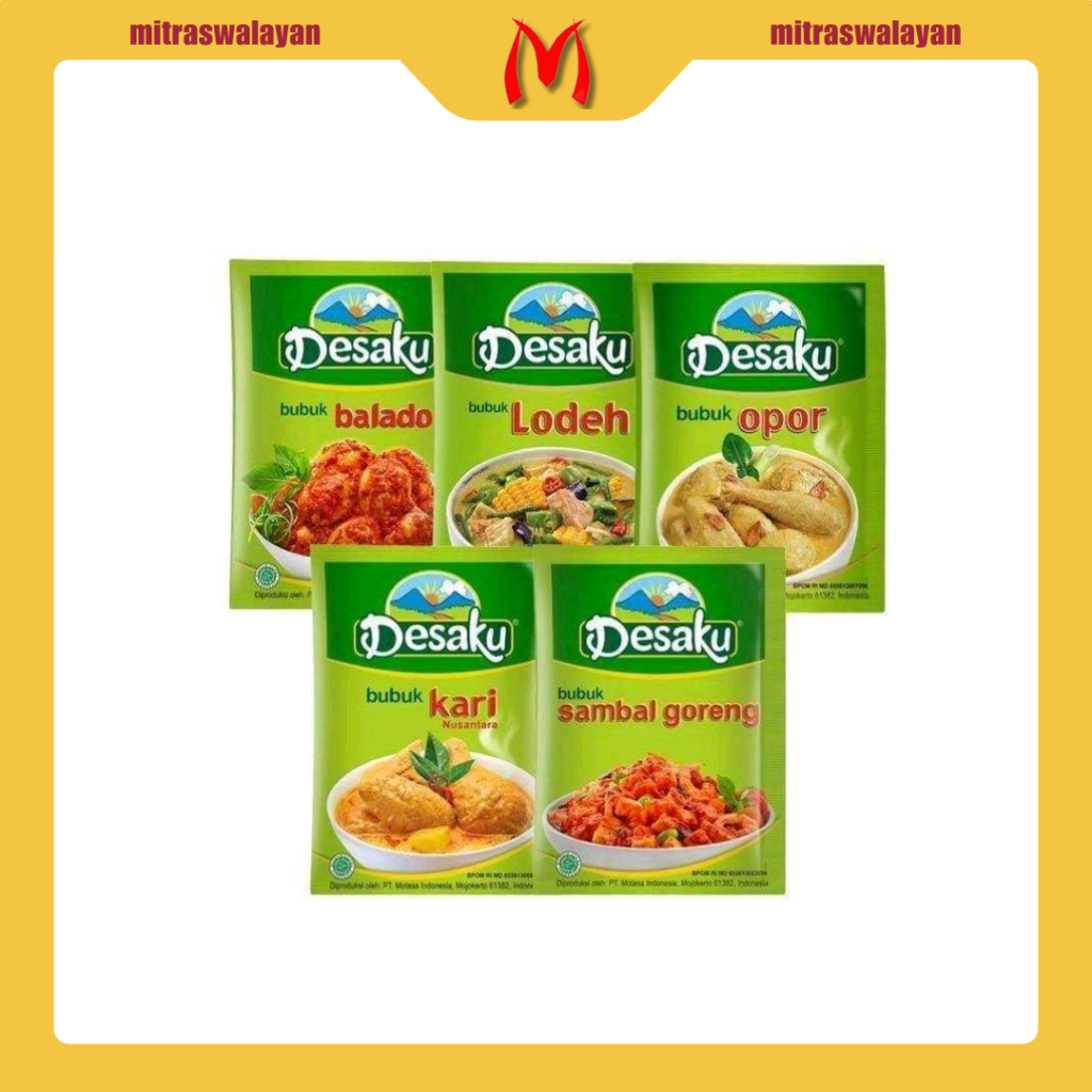 

DESAKU Bumbu Instant 1 Renteng isi 10 Sachet @12,5 gr
