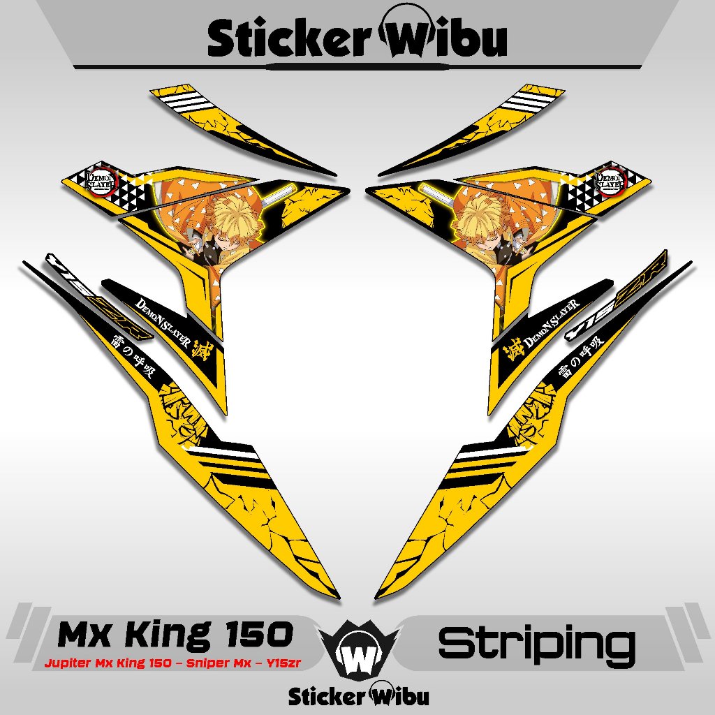 STRIPING MX KING 150 / 8 / STIKER MX KING / VARIASI / EXCITER 150 / MX KING / ORI / JUPITER MX KING