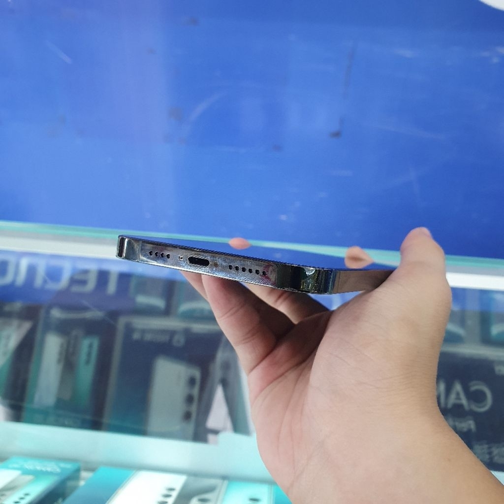 IPHONE 13 PRO MAX 256GB ALPINE GREEN, SECOND BERGARANSI RESMI EX IBOX