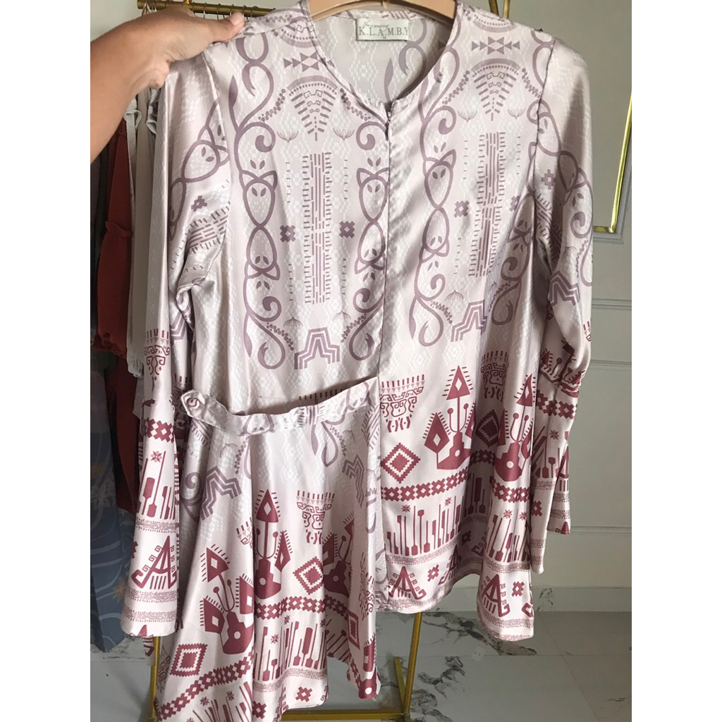 PL blouse dan tunik wearing klamby size m