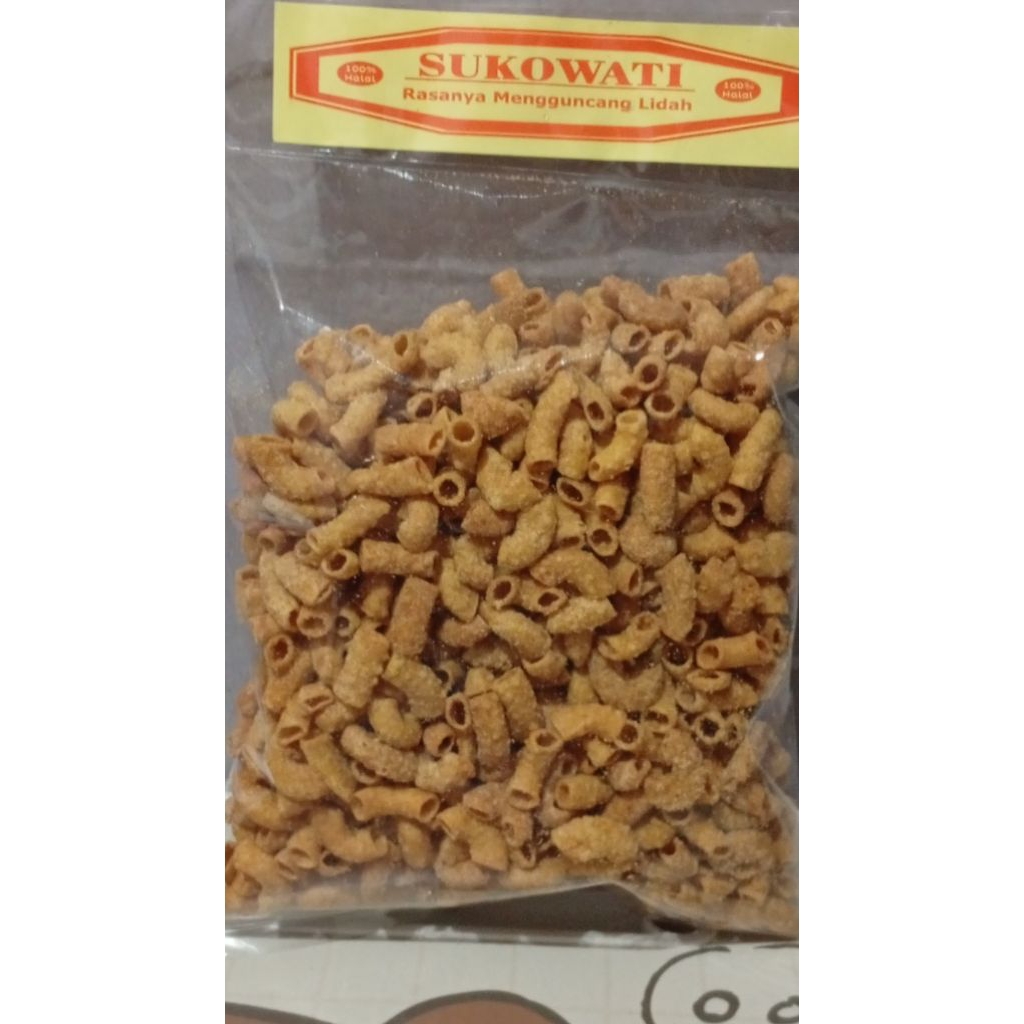 

Makaroni kriuk Sukowati gurih lezat