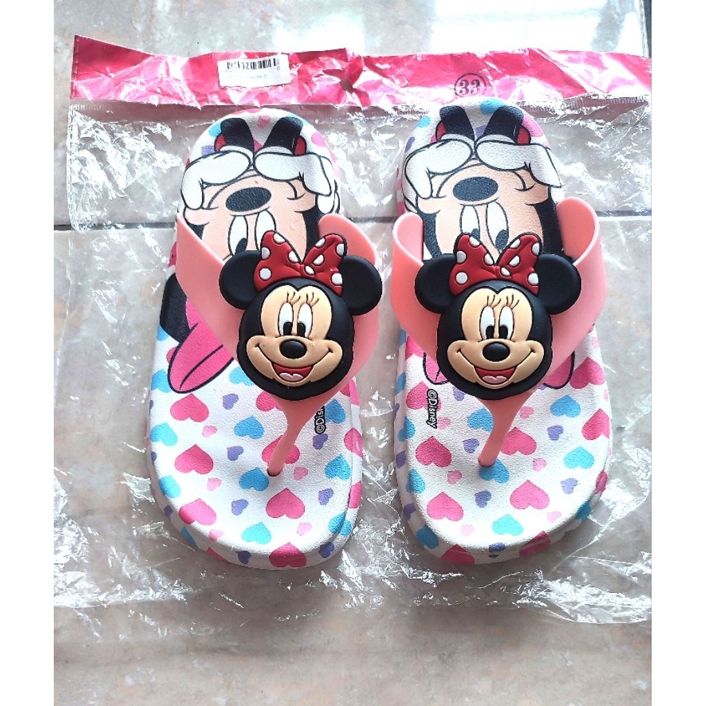 SANDAL JEPIT ANAK PEREMPUAN MICKEY MOUSE 2023