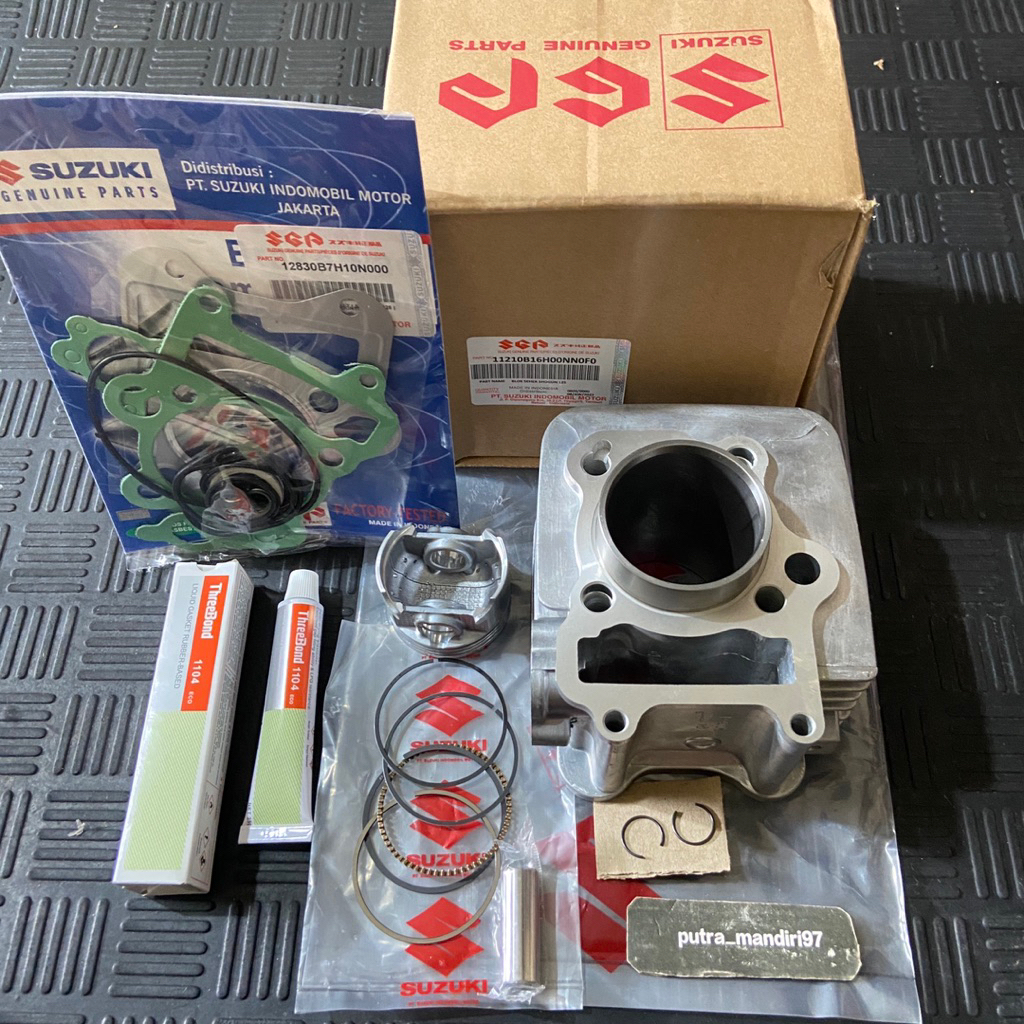 Blok seher Suzuki+Topset Lem Shogun 125 R Shogun 125 FD