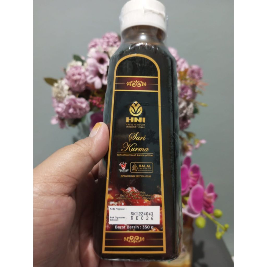 

Sari Kurma HNI HPAI suplemen probiotik alami.