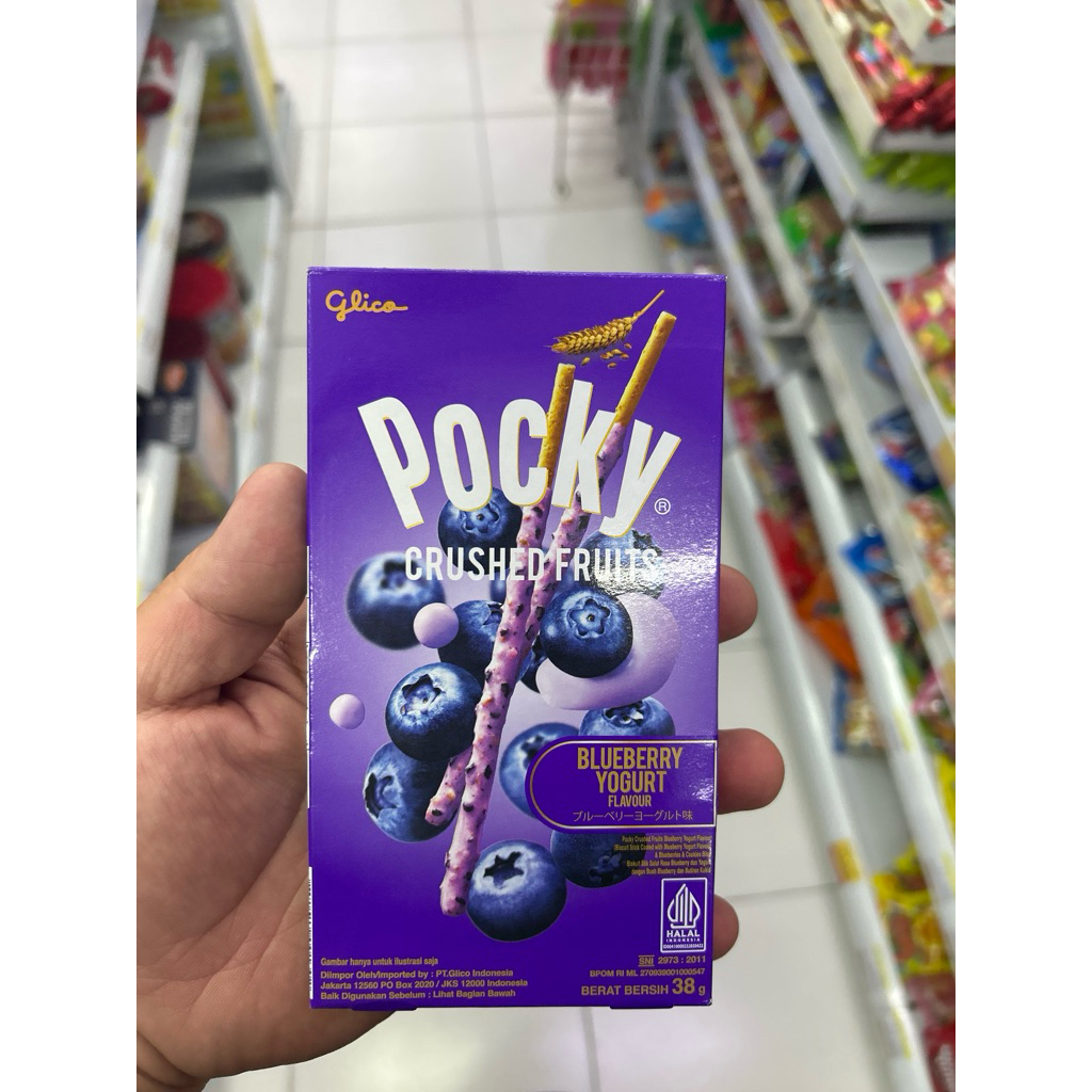 

Pocky crushed fruits Blueberry Yogurt 38gr