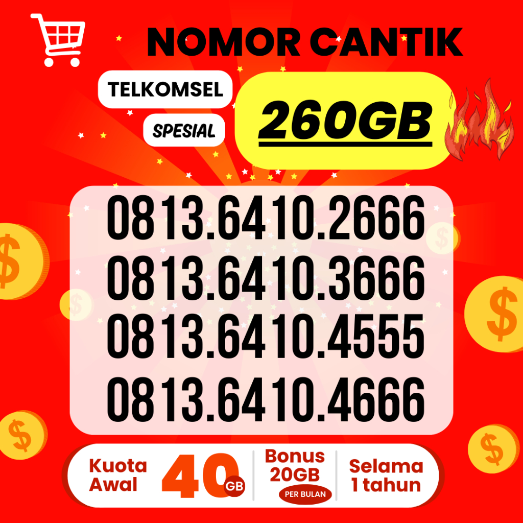 Nomor Cantik Telkomsel Kartu Perdana Simpati Spesial Murah - Kartu Perdana Telkomsel Nomor Cantik Si