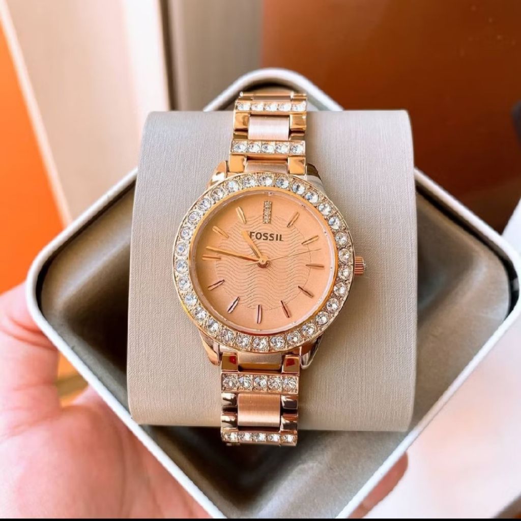Fossil jam tangan wanita eksklusif FS ES3020 original second seken