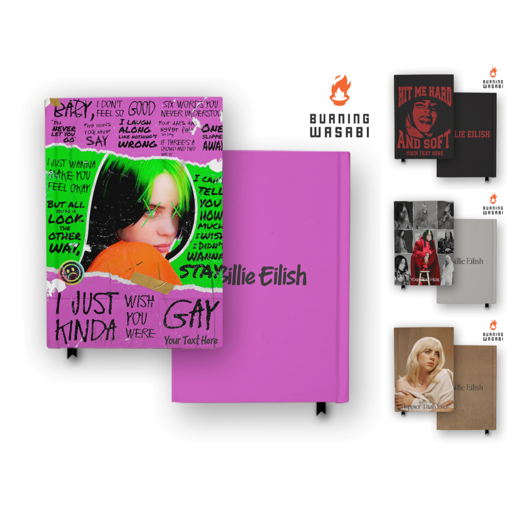 

Buku Catatan Notebook Billie Eilish Custom Jurnal Agenda Diary Agenda Hardcover Aesthetic