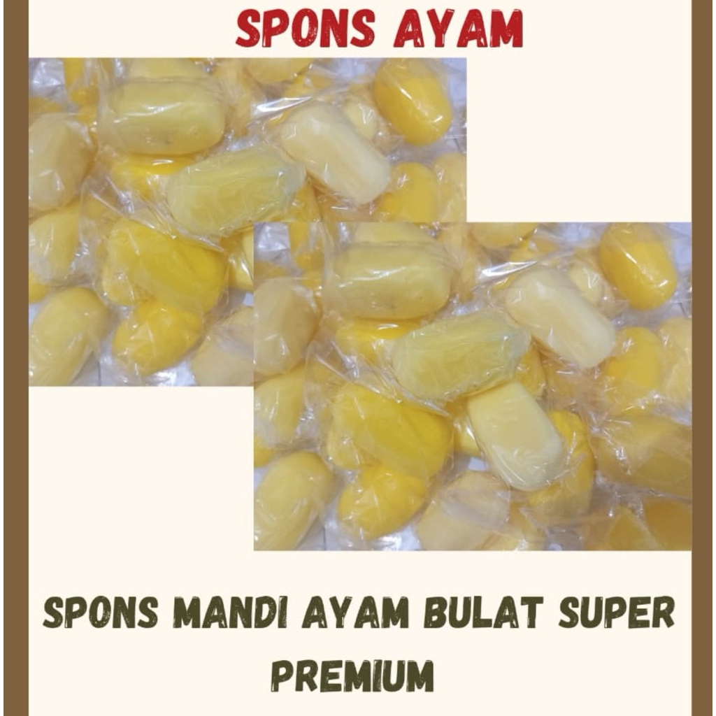 alat mandi ayam spon mandi untuk ayam halus lembut empuk spon alat mandi unggas