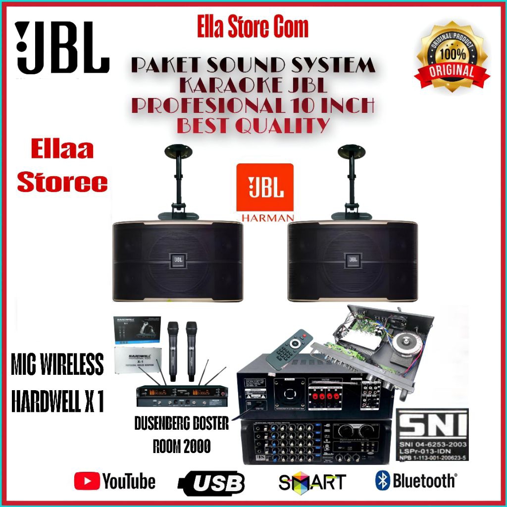 PAKET SOUND SPEAKER JBL PASION 10 ORIGINAL SOUND KARAOKE MUSIK BEST QUALITY  ORIGINAL JBL GARANSI RE